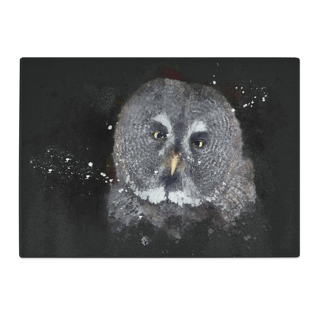 Great Owl Vol.2 Paint Splash Chopping Board