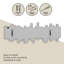 Wall-Mounted Coat Rack Rail Hook-114308781