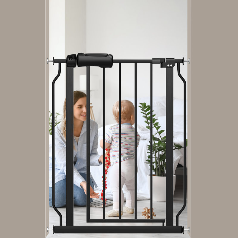 Barrière extra large pour animaux de compagnie, installation à pression sans perceuse, sécurité supplémentaire facile à installer