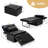 Latitude Run® 4 In 1 Multi-function Sofa Bed Convertible Sleeper Folding Ottoman Black