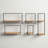Loddie Metal and Wood Wall Shelf Set Modern Floating Display Shelves with Iron Frame, Decorative and Functional Wall Storage, Stylish Industrial Design