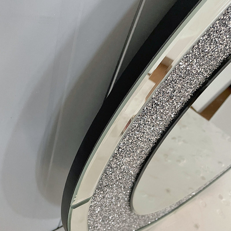 Miroir rond en cristal 33,46 "(85cm)