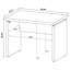 Bureau extensible moderne brun avec cappuccino moderne avec extension de rangement | Idée de cadeau