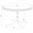 Marla White And Chrome Dining Set