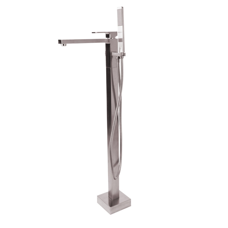 Eleganza Tub Filler with Diverter, Polished Nickel