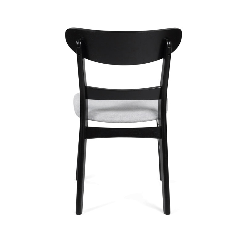 Dining Chair (Set Of 2), Gray, Black