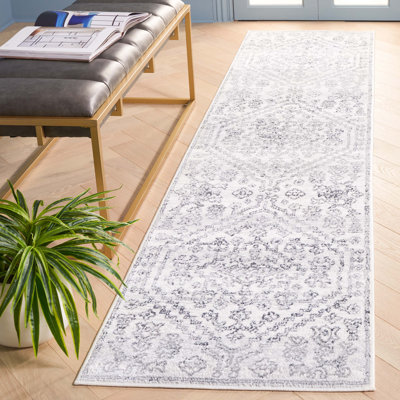 Tapis ivoire / gris Lowrey