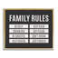 Cadre flottant noir Family Rules-986742178-986742177