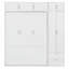 Lit escamotable avec rangement intégré et support de matelas confortable, parfait pour les petits espaces-1595240541