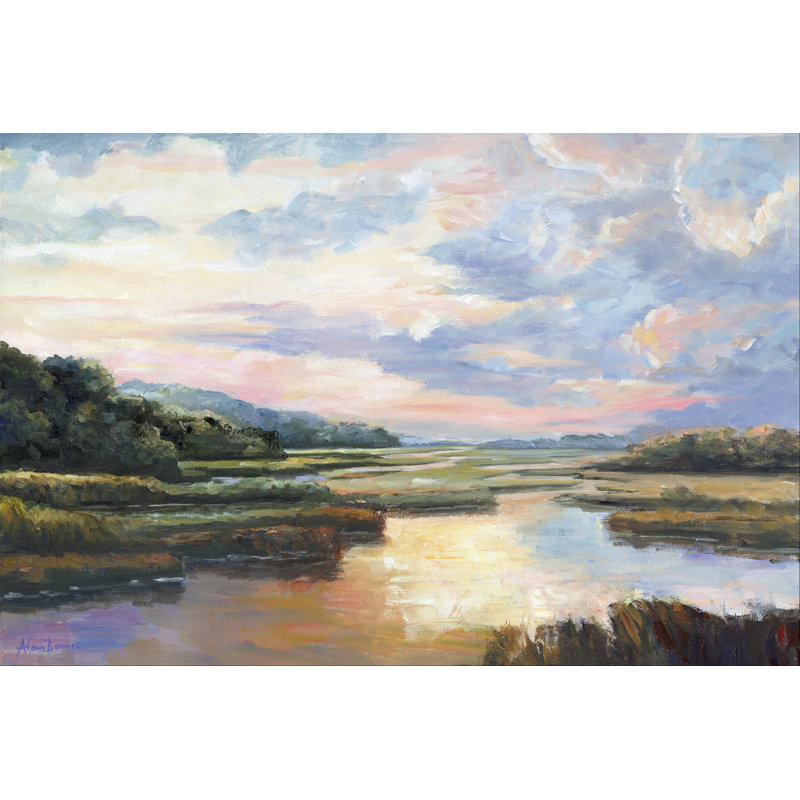 Enchanted Moment I - Painting, 51 cm H x 76 cm W, Wrapped Canvas