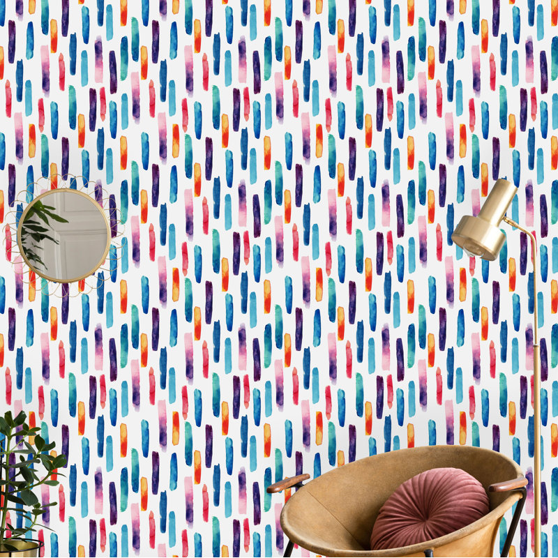 Rouleau de papier peint adhésif Demerie, L 16,67 po x l 25 po
