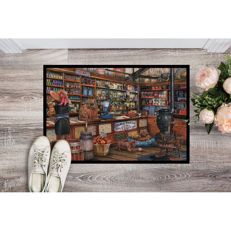 Non-Slip Outdoor Doormat, Rectangle 2' x 3'