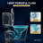 Nesso Rear Outlet Macerating 2-Piece 1.6 GPF Single Flush Elongated Upflush Toilet With 0.8 HP Macerating Pump In White