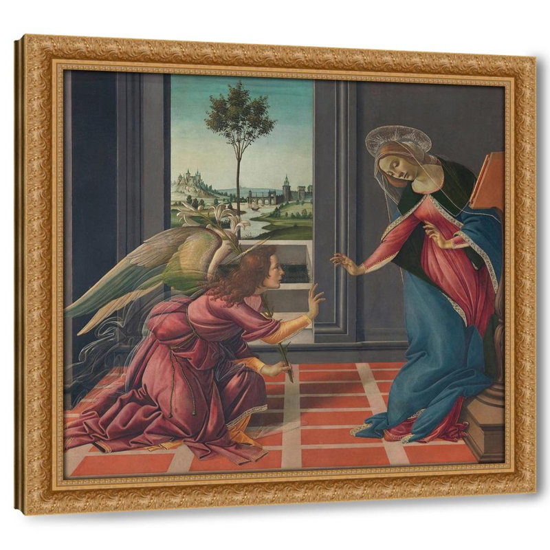 L'annonce (1489-90), H 26 po x l 27 po