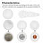 Boîte de 20 pièces pour collection de pièces de 46 mm