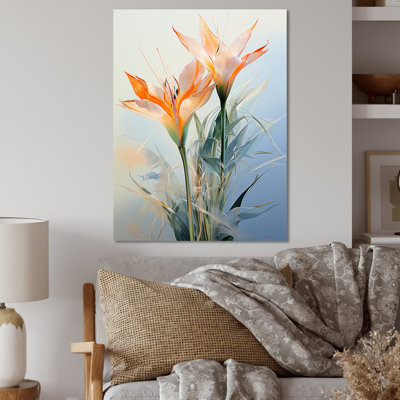 Birds Of Paradise Tropical Flowers II - Birds Of Paradise Metal Wall Art