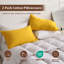 Taies d'oreiller en coton doux et respirant avec fermeture à enveloppe, housses de coussins de chambre à coucher confortables toutes saisons, paquet de 2-132914665-132914674