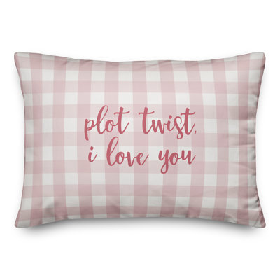  Coussin Plot Twist I Love You