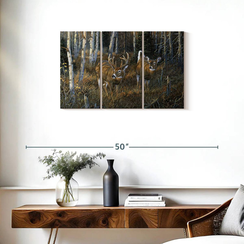 Brampt November Instinct - Deer, 20" H x 33" W