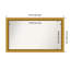 Townhouse Gold Non-Beveled Bathroom Wall Mirror-1016737502