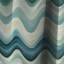 Green Serene Seashore Chevron Waves I - Rideau à chevrons - Rideau occultant - 1 panneaux-107546469