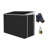 Outsunny 4' X 6' Metal Outdoor Storage Shed, Lean To Storage Shed, Garden Tool Storage House With Lockable Door And 2 Air Vents For Backyard, Patio, Lawn, Dark Gray-113717639