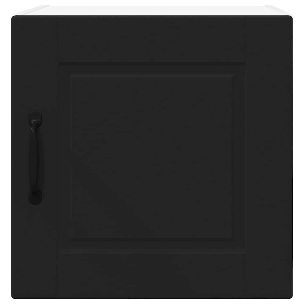 vidaXL Wall Cabinet PORTO Black 40 x 31 x 40 cm Engineered Wood - Image 2