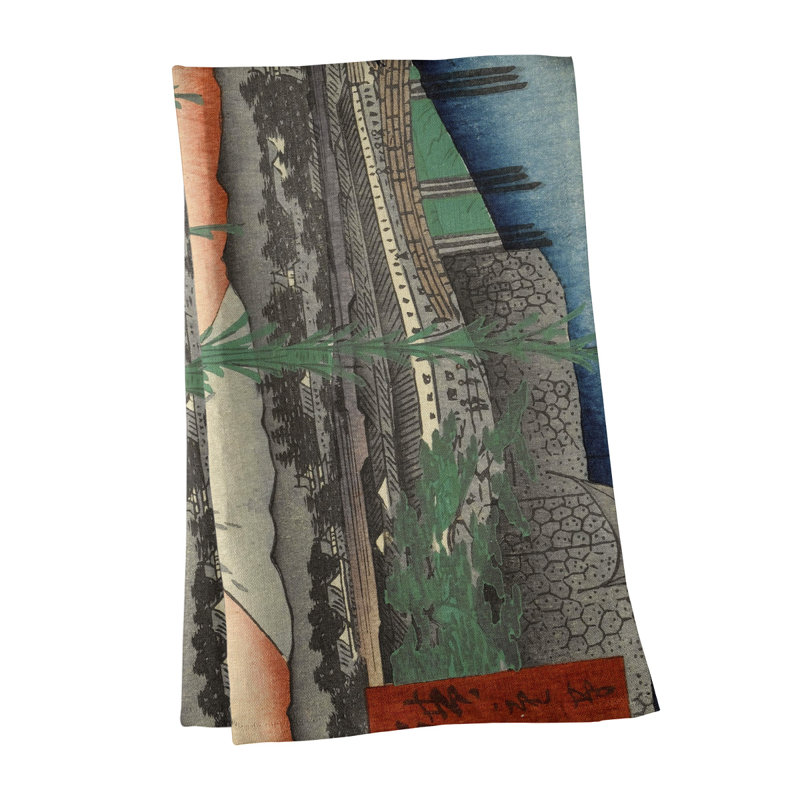 Macintyre Tea Towel Kitchen Towel, Gray, Cotton Twill