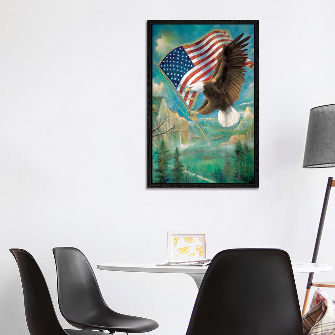 Pledge Of Allegiance von Ruane Manning - Galerie-verpackte Leinwand Giclée auf Leinwand