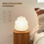 Petite lampe de table en papier avec 3 modes de couleur, abat-jour en papier de riz fabriqué à la main, installation facile sans outil, pour table basse, table de chevet, jolie lampe de chevet