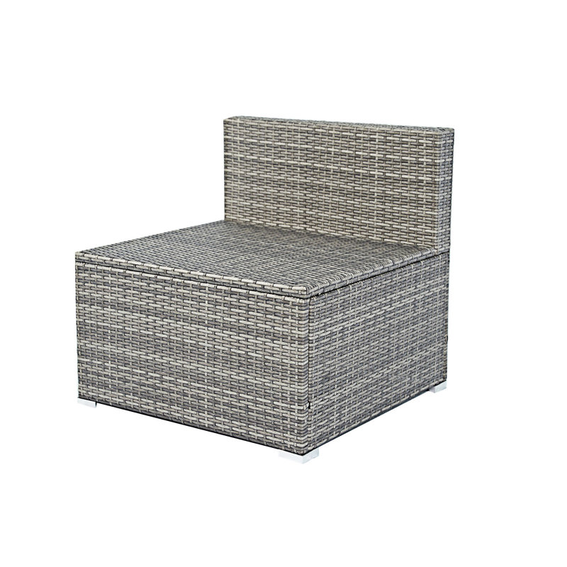 Ensemble de canapé modulaire d'extérieur 6 pièces