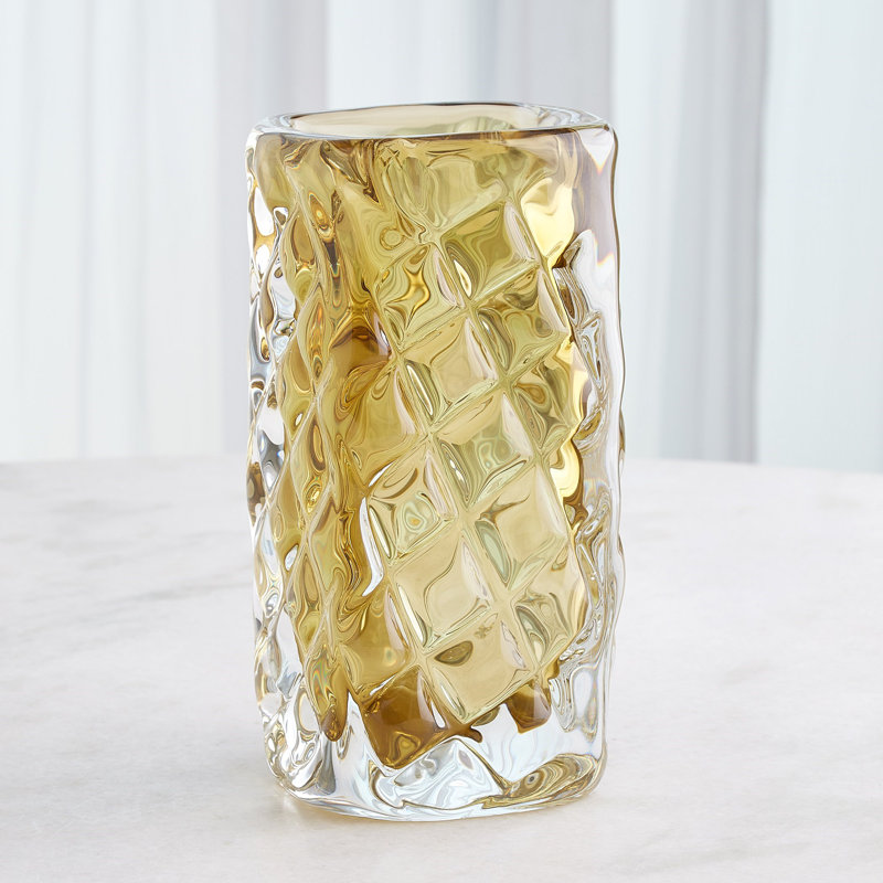 Glass Table Vase, Overall Height-  12"