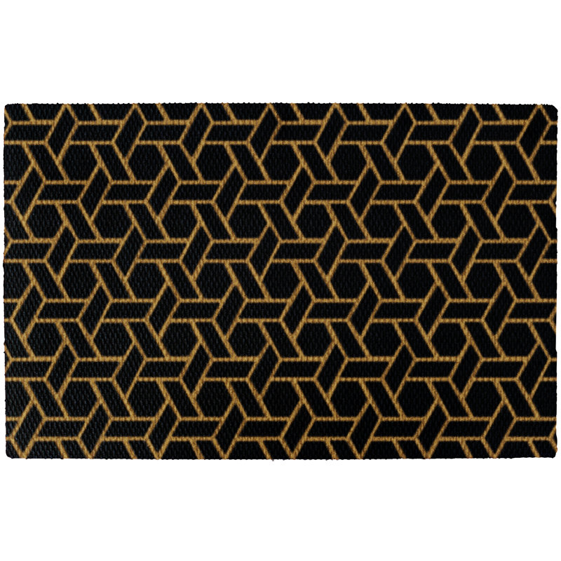 Neighburly Non-Slip Geometric Outdoor Doormat