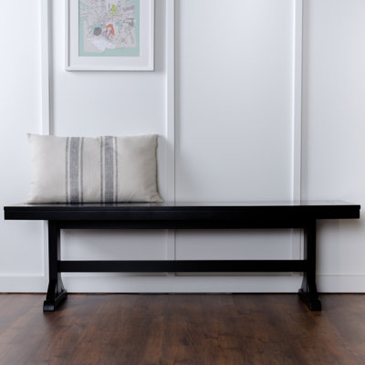 Amarapal Trestle Wood Dining Bench by Union Rustic