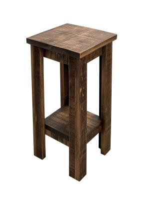 All Rough Sawn Drink Table