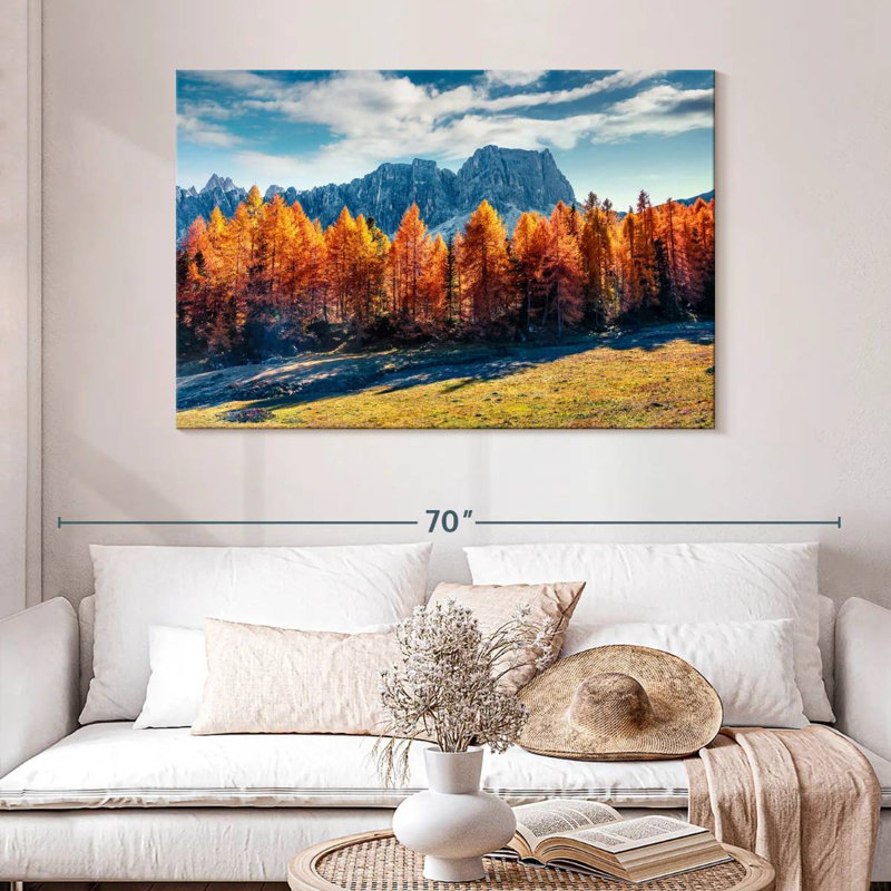 Mélèze d'automne Alvord, H 32 po x l 48 po