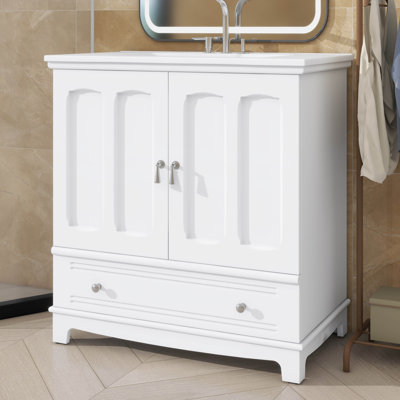 Meuble-lavabo 30 po avec lavabo et comptoir intégré