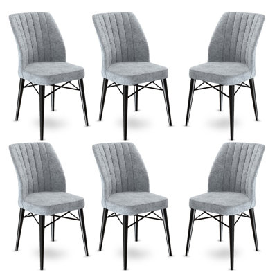 Pearlene 45cm H Velvet Upholstered Side Chair