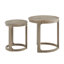 Ensemble de tables basses rondes rondes rondes 24 "24PC 2PCS, table d'appoint de style rustique Mid-Century, table de bout pour le salon-1685651646