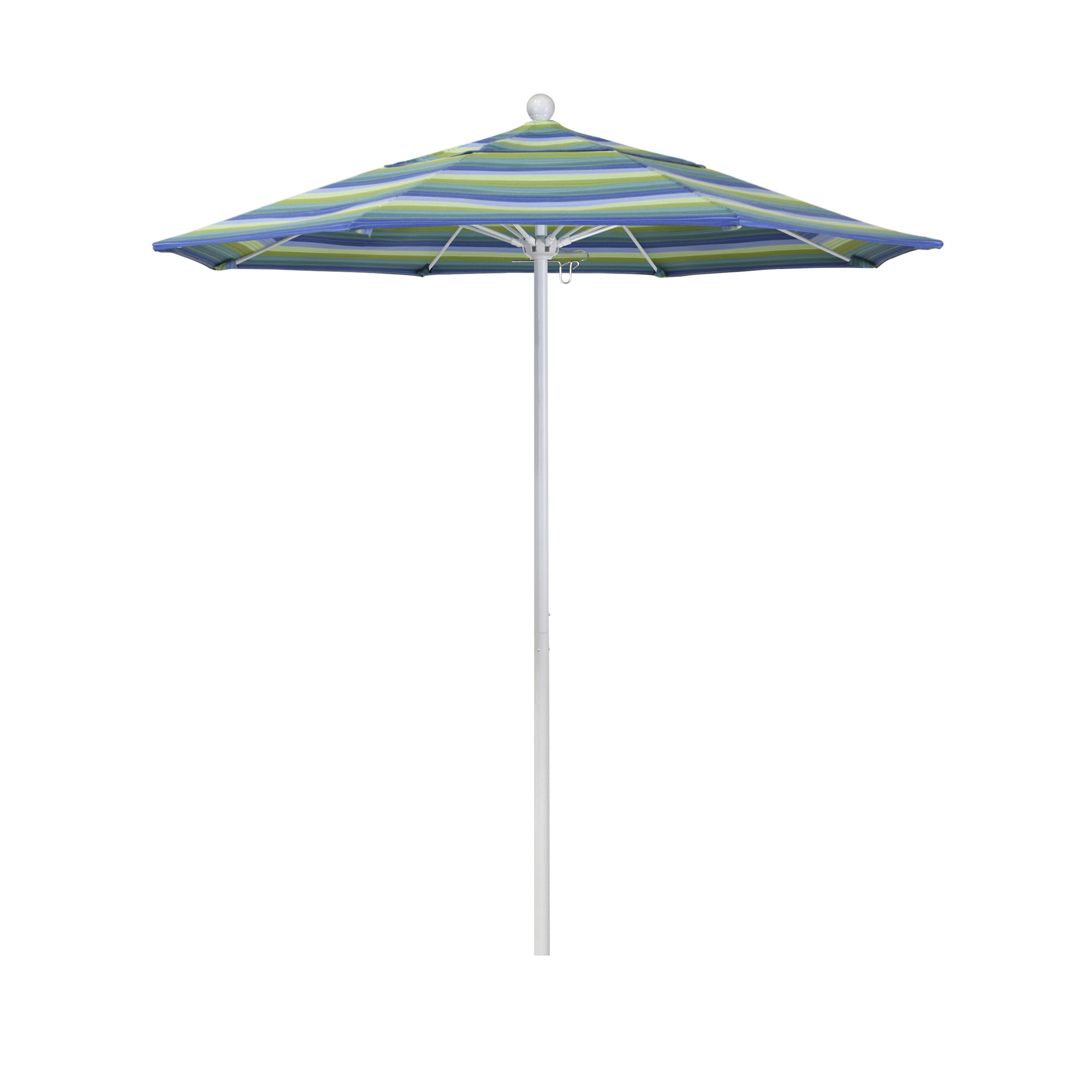 Hibo 90'' Sunbrella® Outdoor Umbrella, Seville Seaside Stripe Sunbrella®