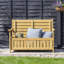 Wooden Under Seat Storage Bench-88183805