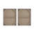 Heavily Embellished 2Piece Canvas Wall Art Set