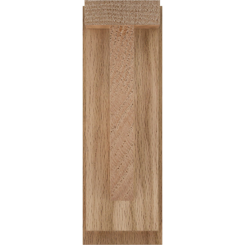 Support de tablette traditionnel, Chêne rouge, H 7,50 po x l 2,50 po x P 6,25 po
