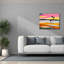  «Where The Palms Sway 1» par Jan Weiss, art mural sur toile, 34 po x 26 po