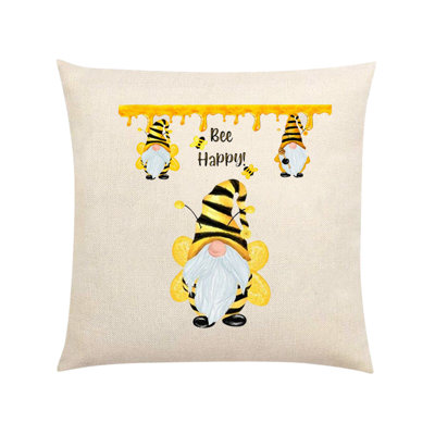 Housse de coussin carrée Honeybees