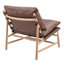 Fauteuil d'appoint en similicuir Aldora