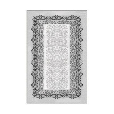 Premium Woven Area Rug (1.6 x 2.6 Feet), 100% Polyester, 0.3 in Pile Height | Antibacterial, Non-Slip PVC Dot Underside | Machine Washable, 3D Digital Print | Ideal for Living Room, Bedroom & Entryway Decor