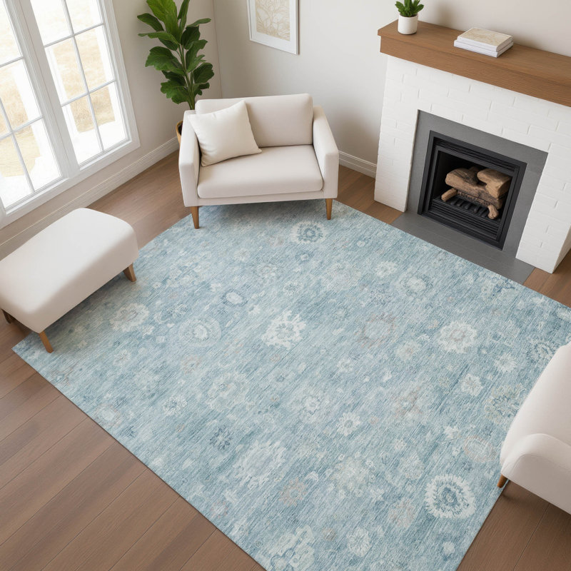 Tapis damassé de première qualité Verlin AMF1770, Rectangulaire 8 pi x 10 pi