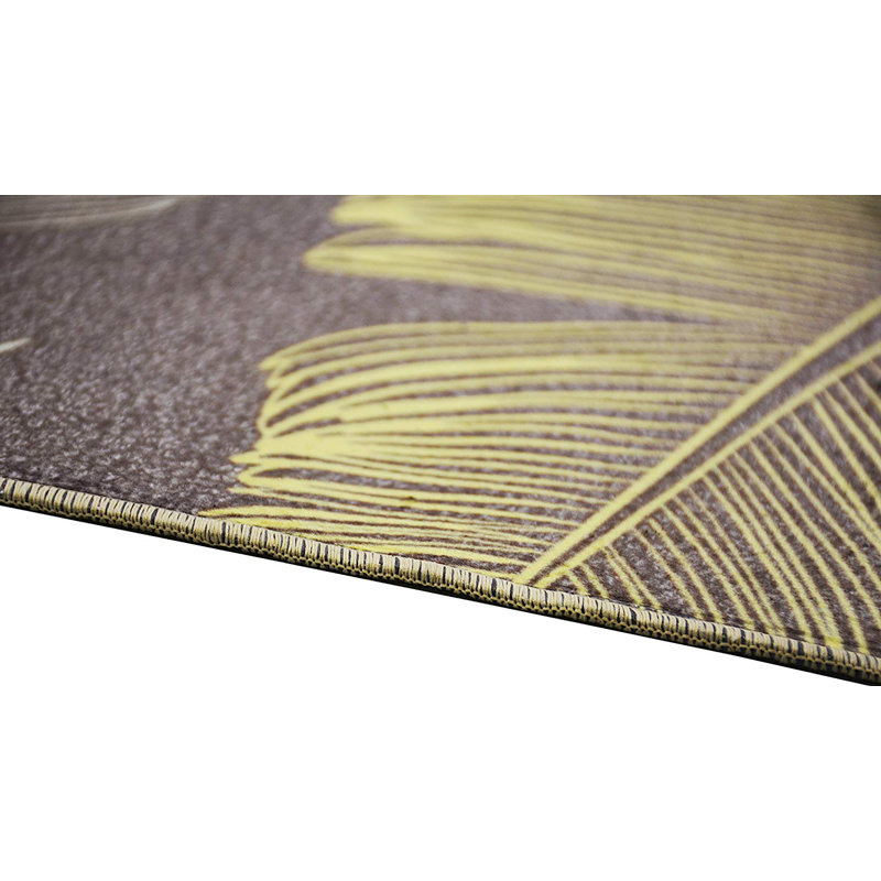 Tapis antidérapants et légers imprimés inspirés de la nature, antidérapants, sans poils et légers pour la cuisine et le salon