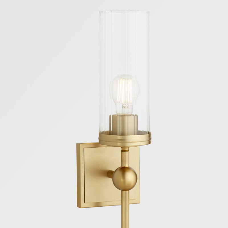LEE Boulevard 1 Light Wall Mount, Aged Brass